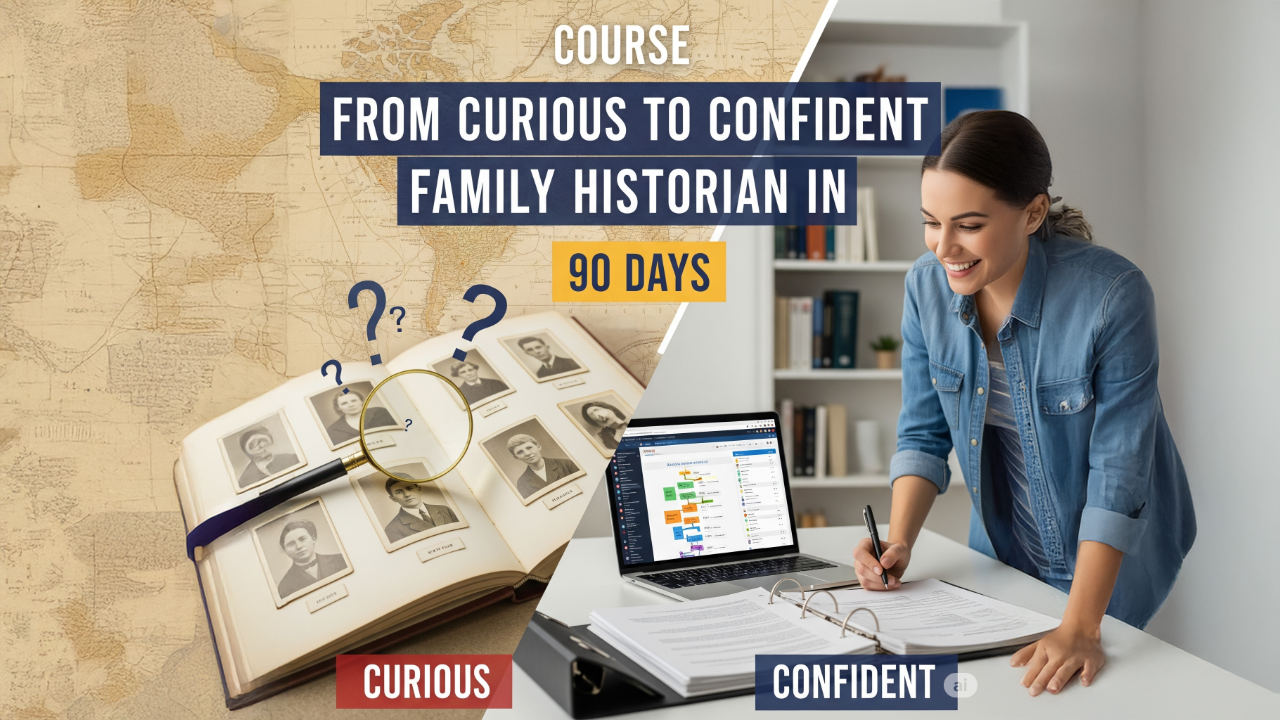 From Curious to Confident Family Historian in 90 Days